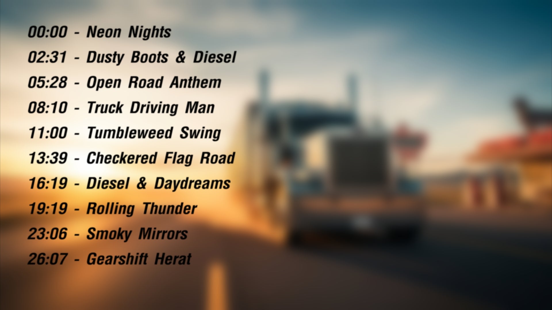 Truck Driving Man